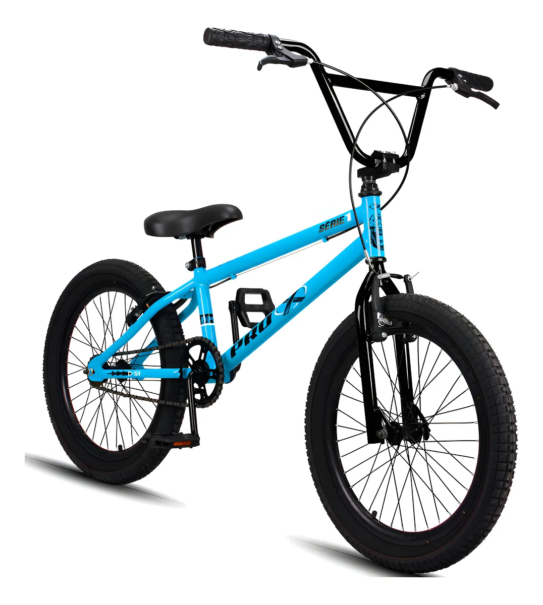 Bicicleta BMX Pro-X Série 1 Aro 20 Aero Freio V-brake Cor Azul/preto