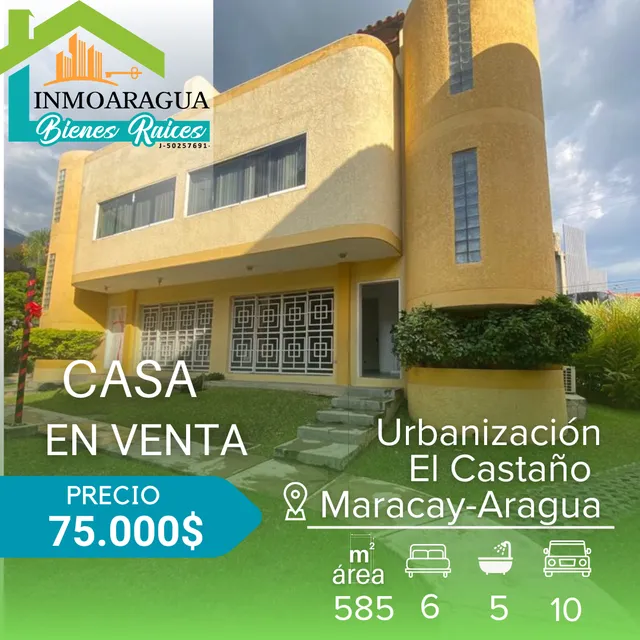 Casa En Venta/urbanización El Castaño Maracay/pg1112