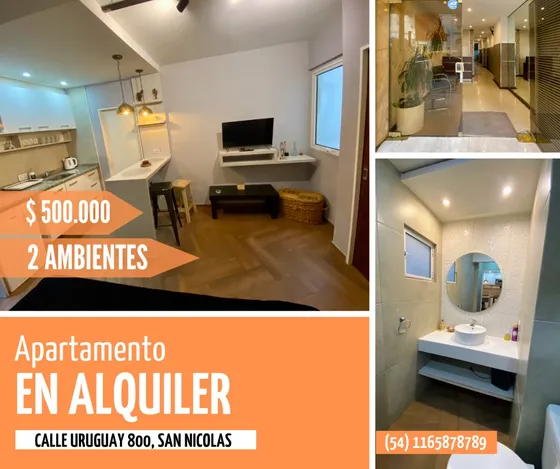 Alquiler | 2 Ambientes En San Nicolás