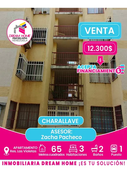 Apartamento En Venta  Res. Las Violetas  Charallave 