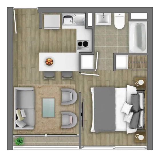 Venta Depto 1d,1b - Constantino 141, Est Central - Remate