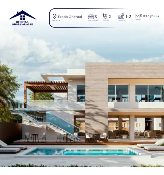 Apartamentos En Venta Exclusivo Proyecto En Prado Oriental  Con Linea Blanca Incluida 