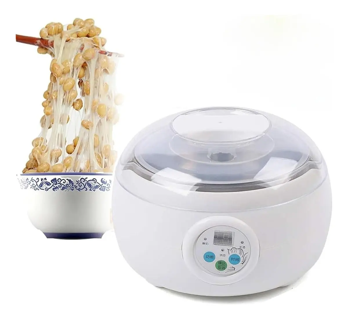 Fermentador Natto Automático, 1,5 L Inteligente