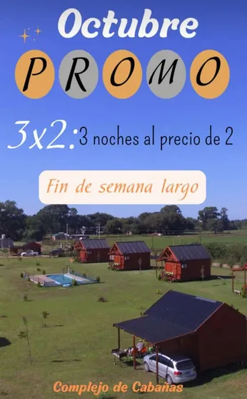 Alquiler De Cabañas En Junín (bs As) Turismo Para 2/4/6 Personas.