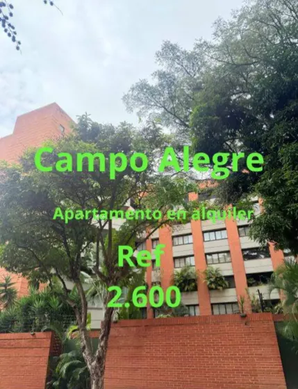 Apartamento En Alquiler En Campo Alegre. Solo Cliente Directo Aa