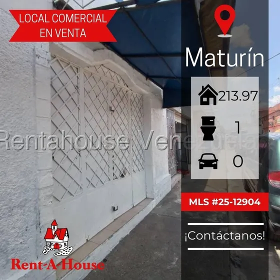 En Venta Cómodo Local Comercial Doble Ubicado En Maturín
