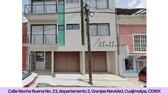 Casa En Venta Calle Noche Buena No. 23, Depto. 2, Granjas Navidad, Cuajimalpa, Cdmx. Vg5-di