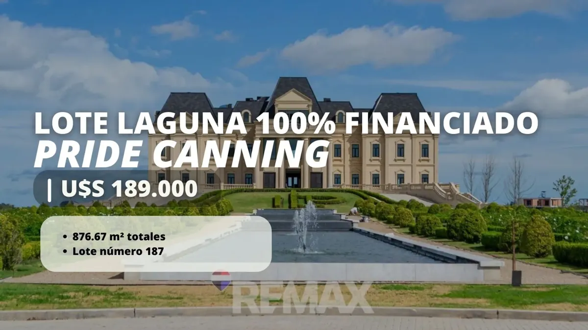 Lot in Pride Laguna Canning – Financing and Exchange Available
