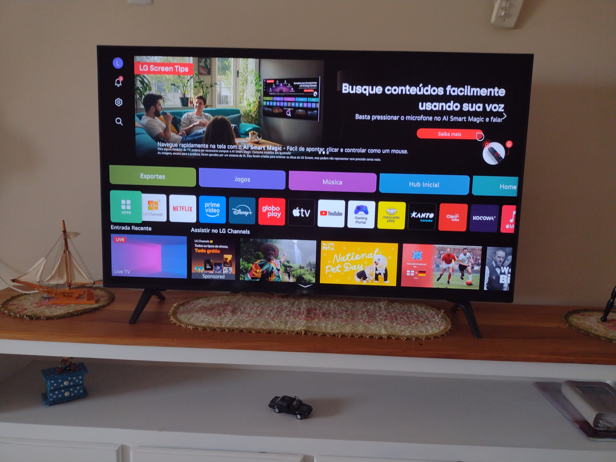 Smart Tv 4k 50 LG Uhd 50ut8000 Processador 5 Ger7 Ai Alexa/chromecast Integrado Otimizador De Jogos Webos 24