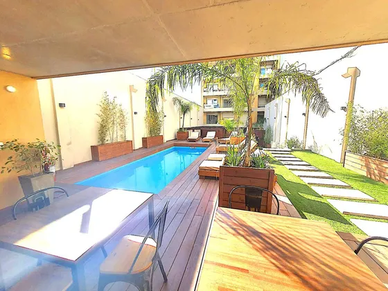 Alquiler Monoambiente Piscina Barbacoa Bajos Gastos Comúnes Pocitos Nuevo