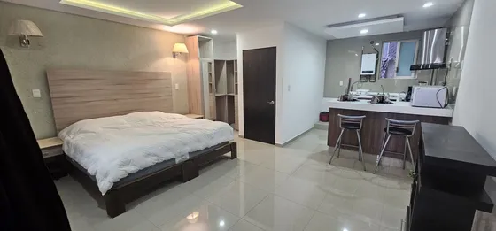 Departamento 1 Recamara Amueblado Con Todos Los Servicios En Guadalupe Inn