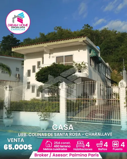 Casa En Venta En Charallave Urbanización Colinas De Santa Rosa