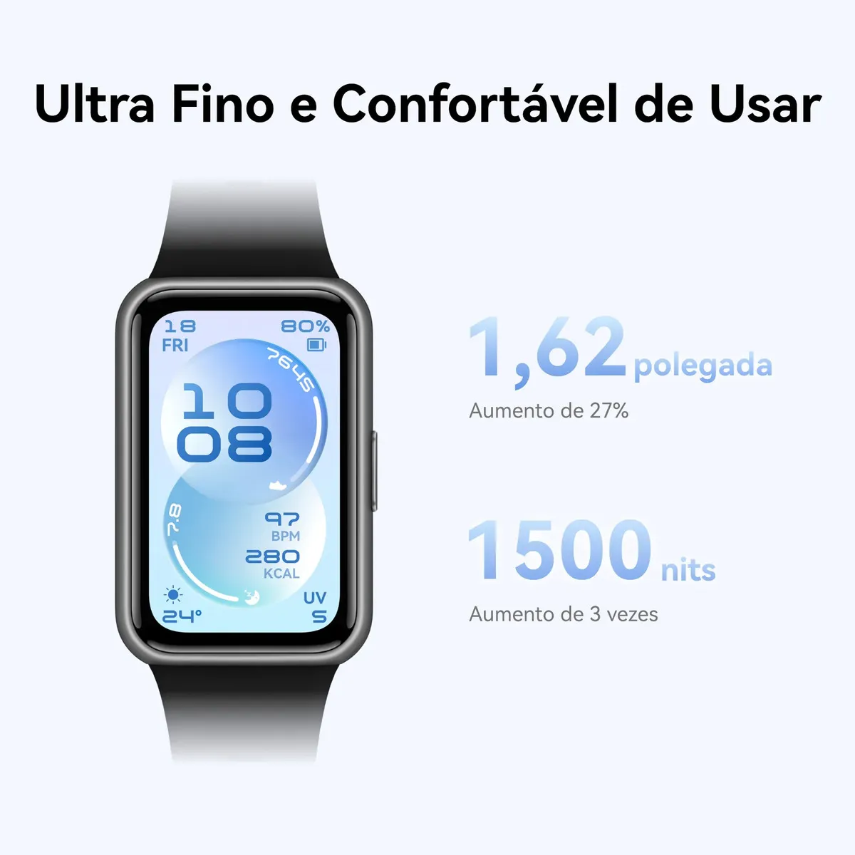 Huawei Band 11 - tela com gatinho