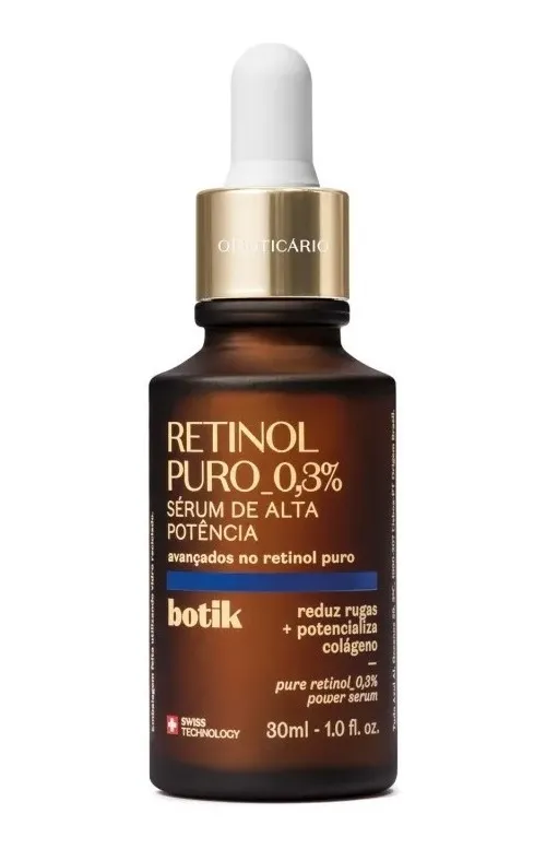 Imagem 1 de 1 de Sérum Facial De Alta Potência Botik Retinol Puro 30ml