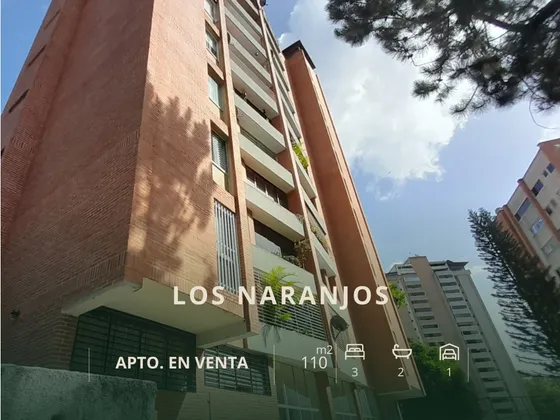 Los Naranjos - El Cafetal. Venta  apartamento 110mt2 / 3h / 2b / 1e