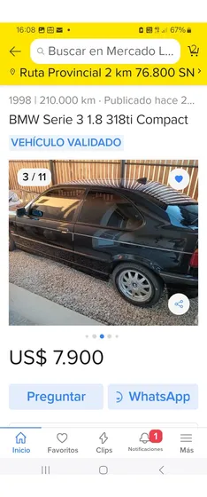 Bmw Serie 3 1.8 318ti Compact