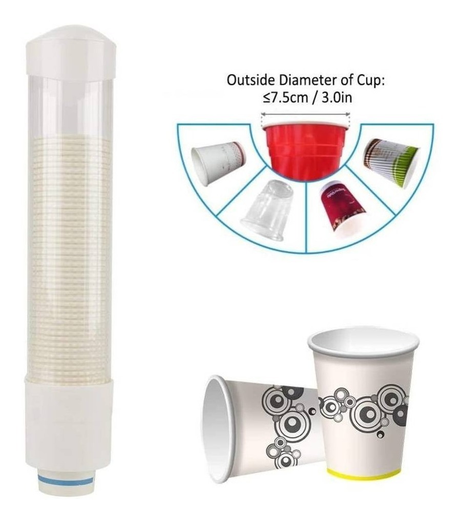 60-80 Vasos Dispensador De Vasos De Plástico De Papel | Mercado Libre