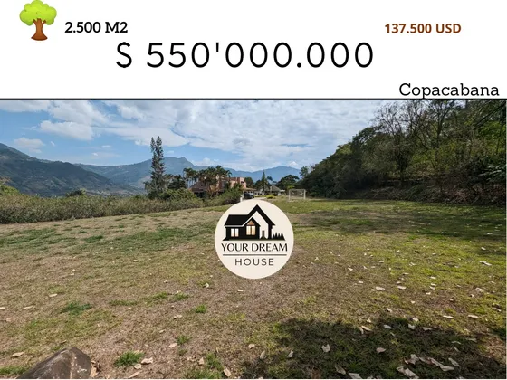 Lotes En Parcelación Abierta En Copacabana Lote En El Zarzal. Lote En El Noral. Lotes A 4 Minutos De La Autopista. Lote Con Urbanismo. Lote Privado. Lote Campestre. Your Dream House - Tú Casa Soñada