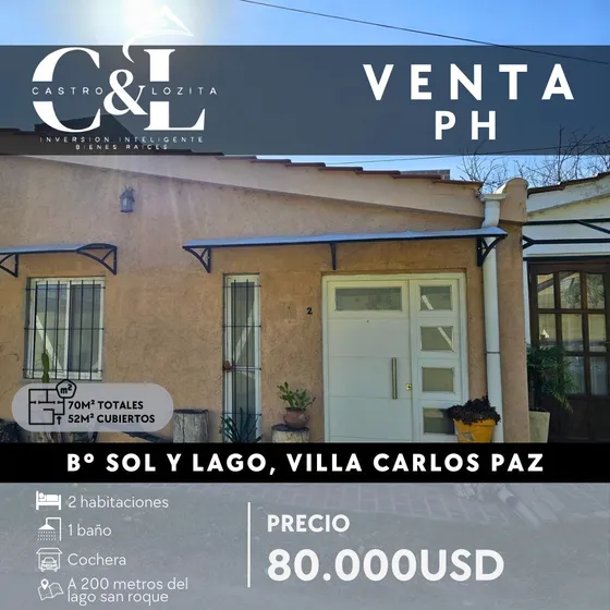 Venta Ph 2 Dormitorios En Sol Y Lago