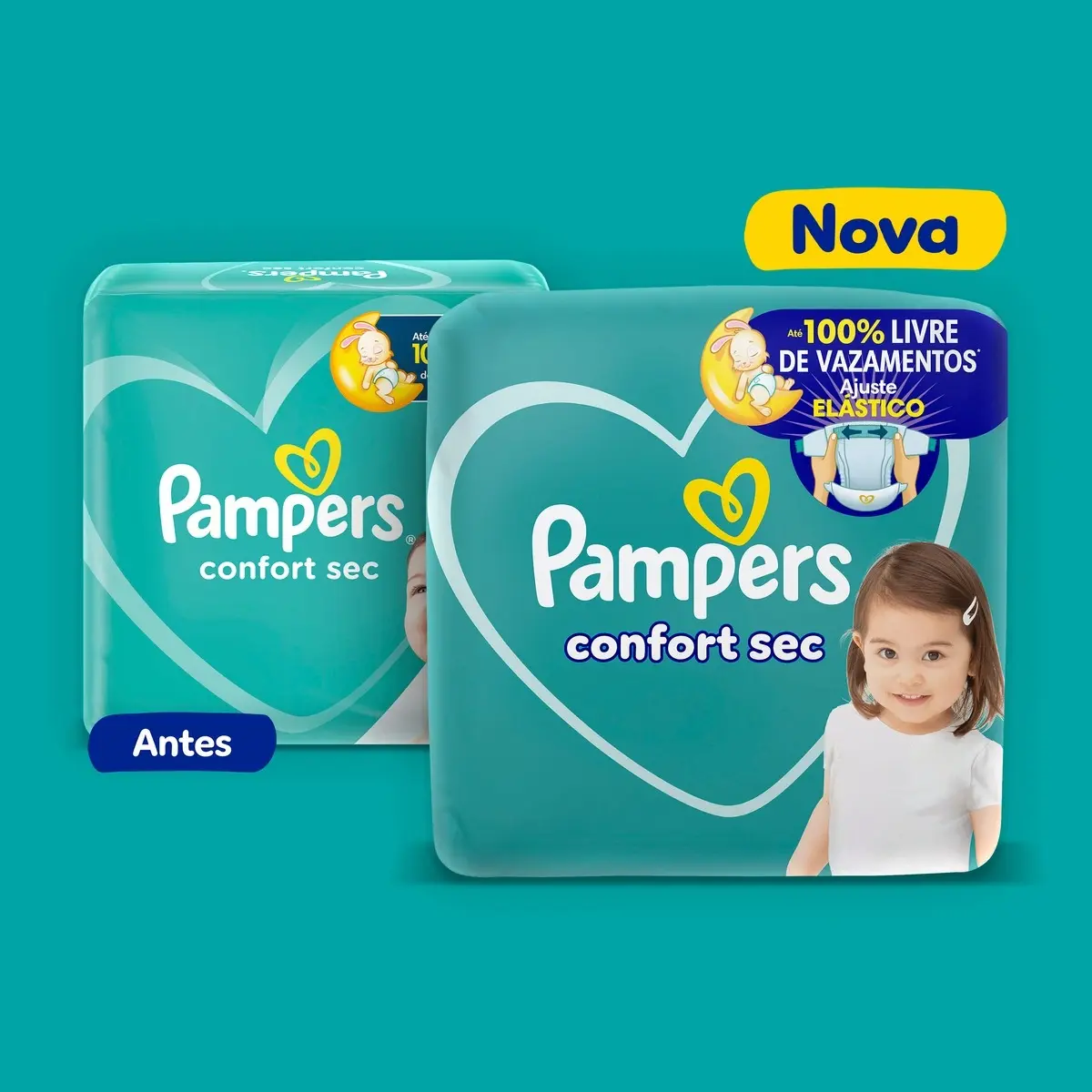 Fralda Pampers Confort Sec Tamanho XXG 88 Unidades