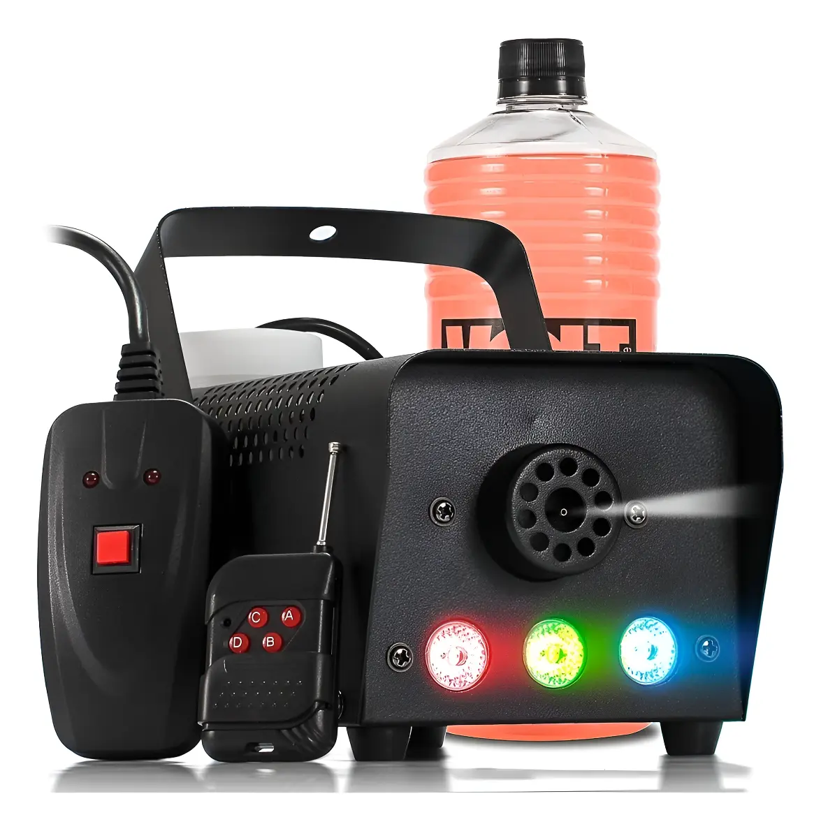 Máquina de fumaça 750 W com DMX e LED RGB