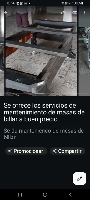 Se Hace Mantenimiento De Mesas De Billar A Buen Precio