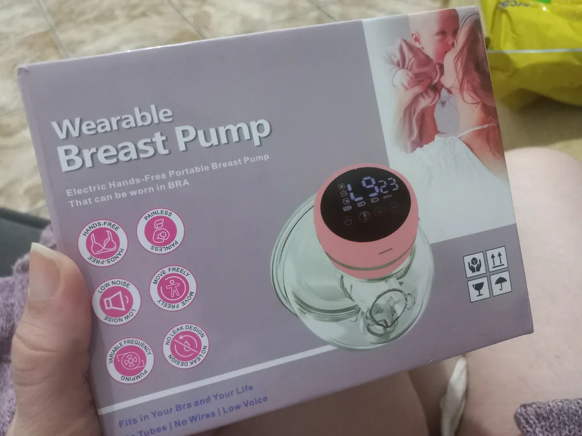 Bomba De Tirar Leite Materno Portátil Eletrica 24mm Sem BPA