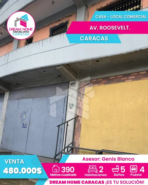 En Venta Casa - Local Comercial Ubicada En Av Roosevelt.