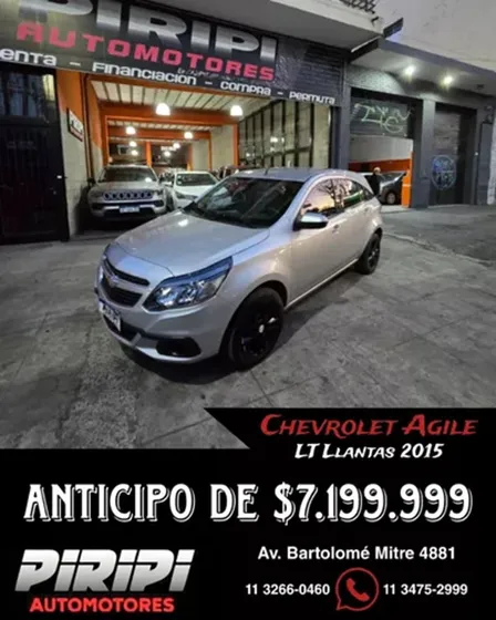 Chevrolet Agile 1.4 Lt Llantas