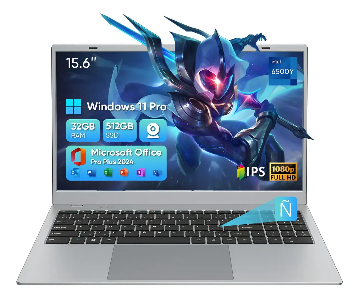 Laptop 32gb Ram 512gb Ssd Intel 6500y 4 Hilos Computadora