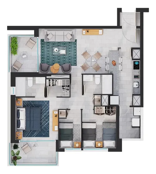 Cesión De Promesa - Depto 3d+2b+2es+1bo - Ecoquilín Il