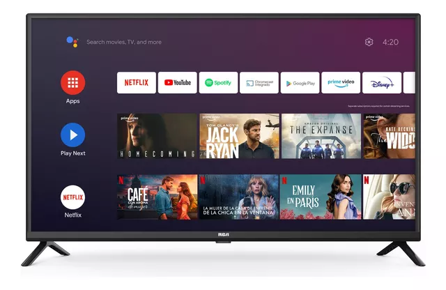 RCA Smart TV 32 Pulgadas LED HD WiFi Android Televisor con Google  Assistant, Control por Voz, Google Play Store, Bluetooth, Chromecast  Incorporado : : Electrónica