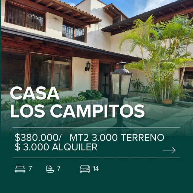 Vendo/ Alquilo Excelente Casa Los Campitos Uso Residencial Y/o Comercial. Av Ppal
