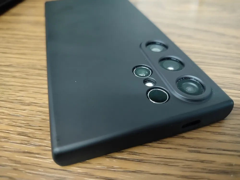 Capa silicone aveludada para A03s - foto real 5