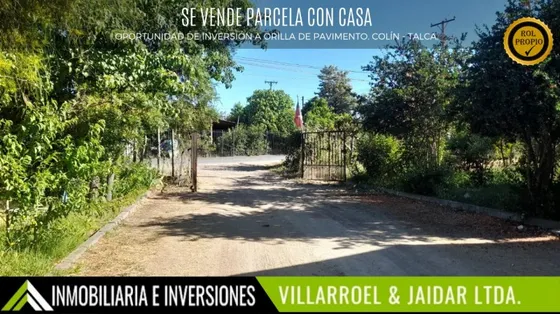 Se Vende Parcela De 5000mts2. Con Amplia Casa Y Piscina. 