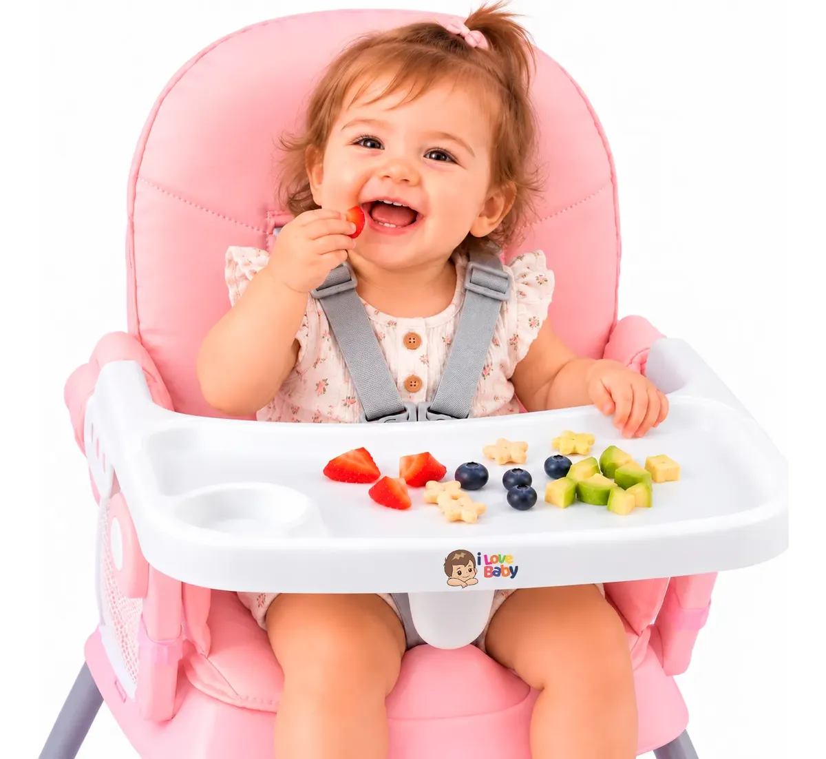 Cadeira De Alimentação Bebê Portátil - Cadeirão I Love Baby®
