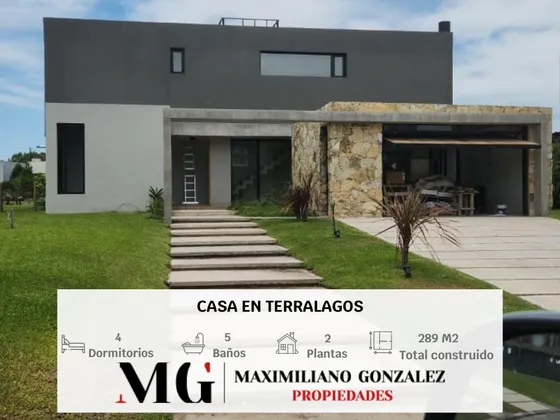 Casa En Venta Y Alquiler, 5 Ambientes. Terralagos, Canning