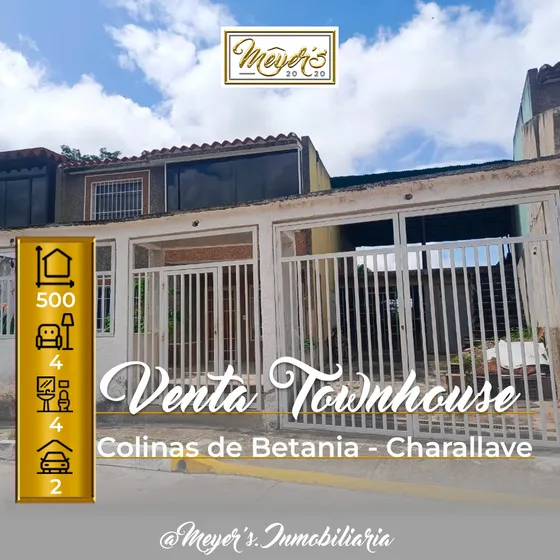 Venta Townhouse Colinas De Betania Charallave 