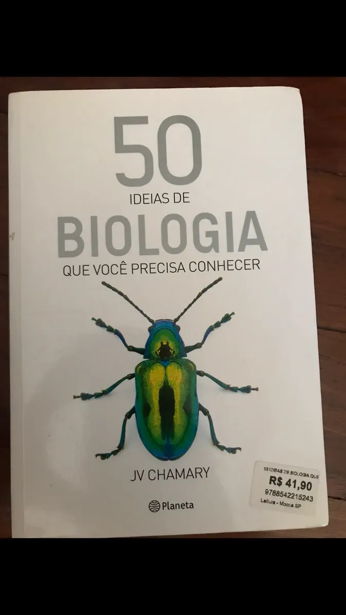 Livro 50 Ideias De Biologia Que Você Precisa Conhecer