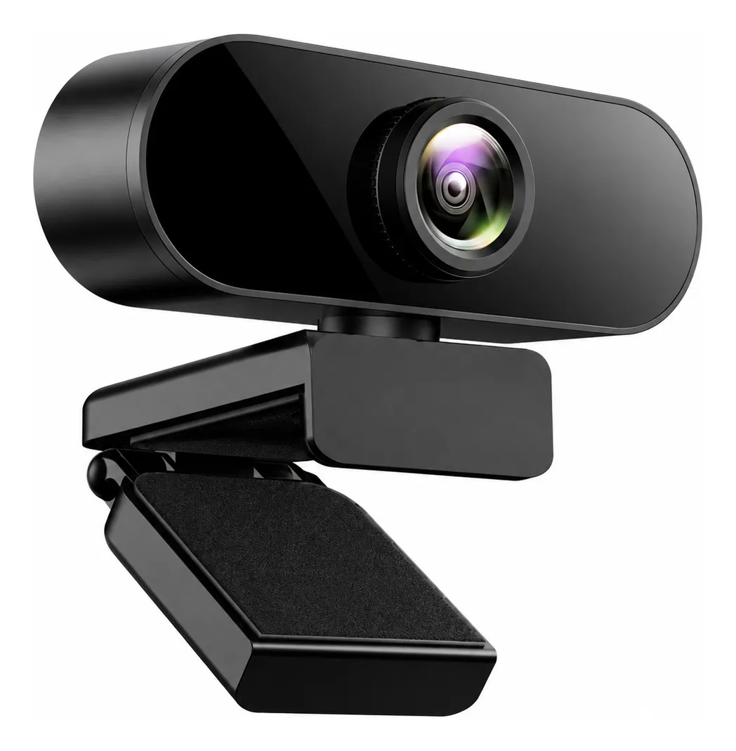Webcam 1080p Com Microfone Para Pc Preto