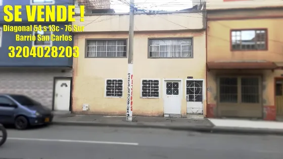 Casa En Venta Cerca Del Parque El Tunal Y La Autopista Sur