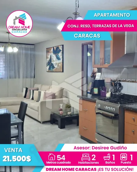 Apartamento En Venta Urb Terraza De La Vega - Caracas