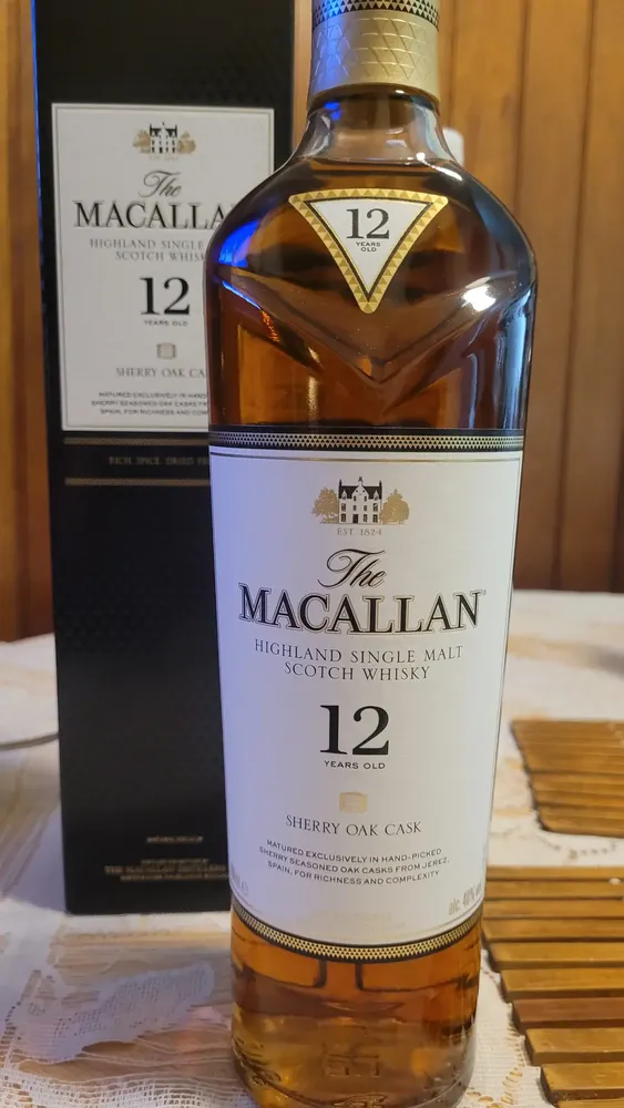 Whisky Escocês Macallan Sherry Oak Cask 12 Anos 700ml