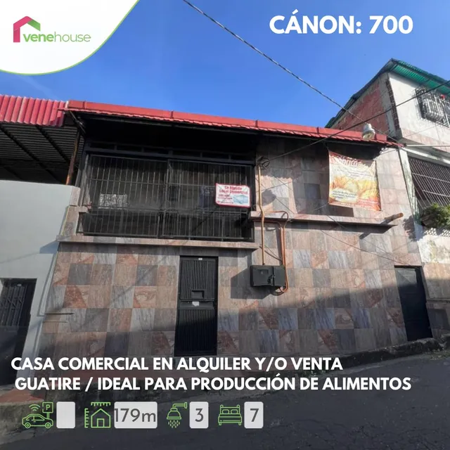 Alquiler De Casa-local Comercial, Sector Calvarito, Guatire