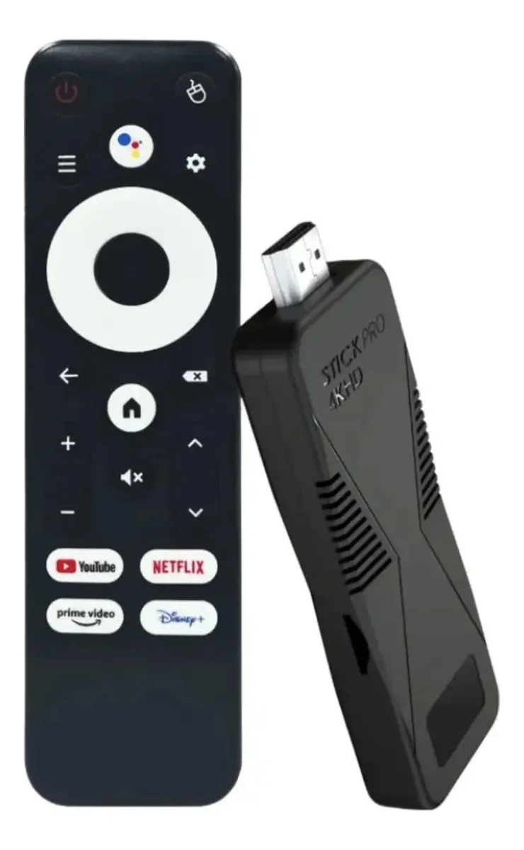 Tv Stickpro 4k Proeletronic Controle Por Voz Android Tv
