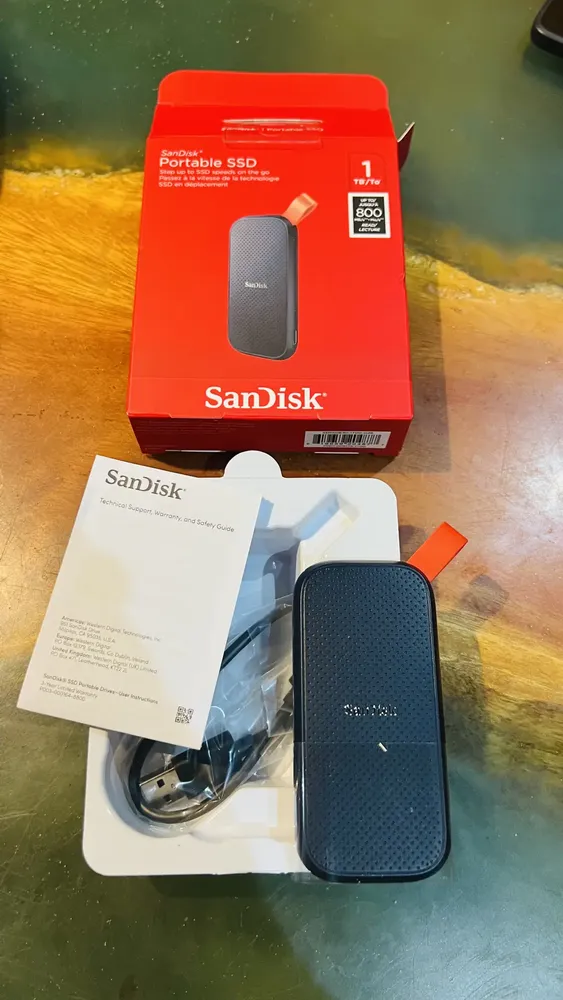 SSD Portátil SanDisk de 1 TB para Armazenamento Externo | Frete grátis