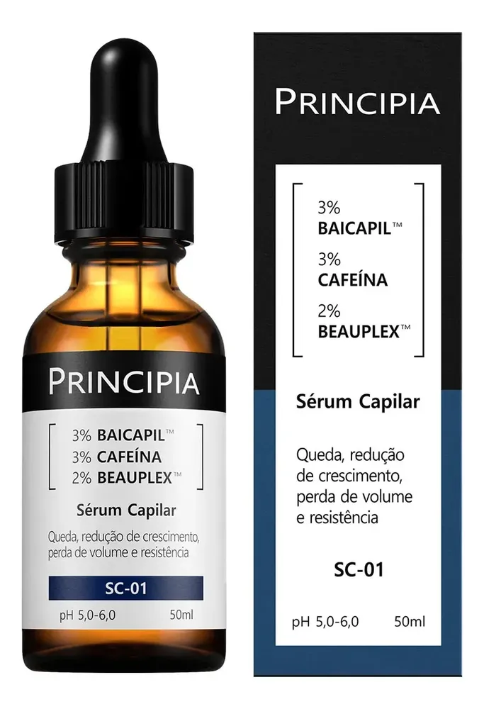 Principia Sc-01 Sérum Capilar 50ml 3% Baicapil 3% Cafeína