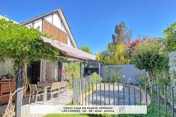 Venta Casa 4 Dorm. En Pasaje, Metro H Magallanes, Las Condes