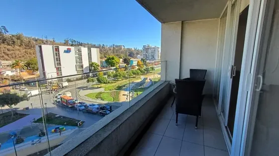 Depto Amoblado A 1 Cuadra De Estación Viña Del Mar