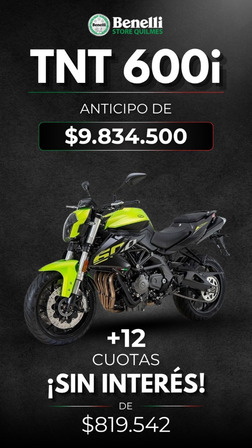 Benelli Tnt 600 I Entrega Inmediata, No Z400, Z900, Mt07, Cf Benelli Tnt 600 I Entrega Inmediata, No Z400, Z900, Mt07, Cf
